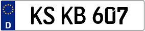Truck License Plate